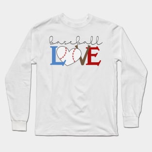 Baseball Love Long Sleeve T-Shirt